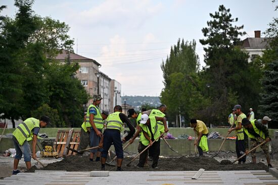 Russia LPR Restoration Works