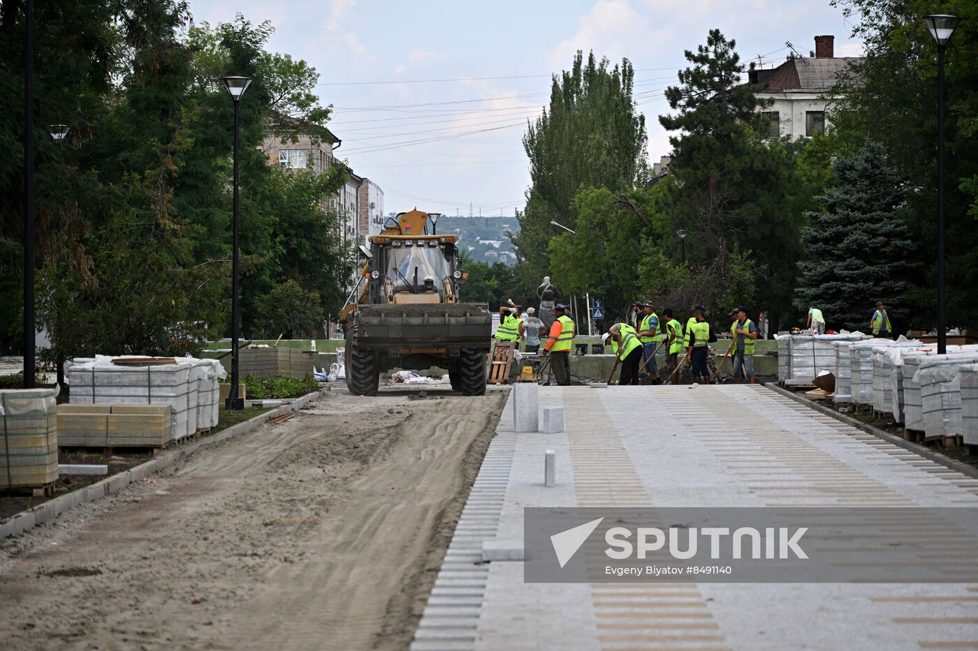Russia LPR Restoration Works