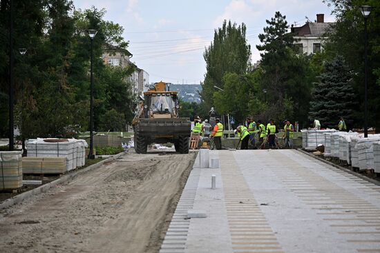 Russia LPR Restoration Works