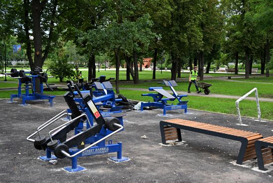 Russia LPR Restoration Works