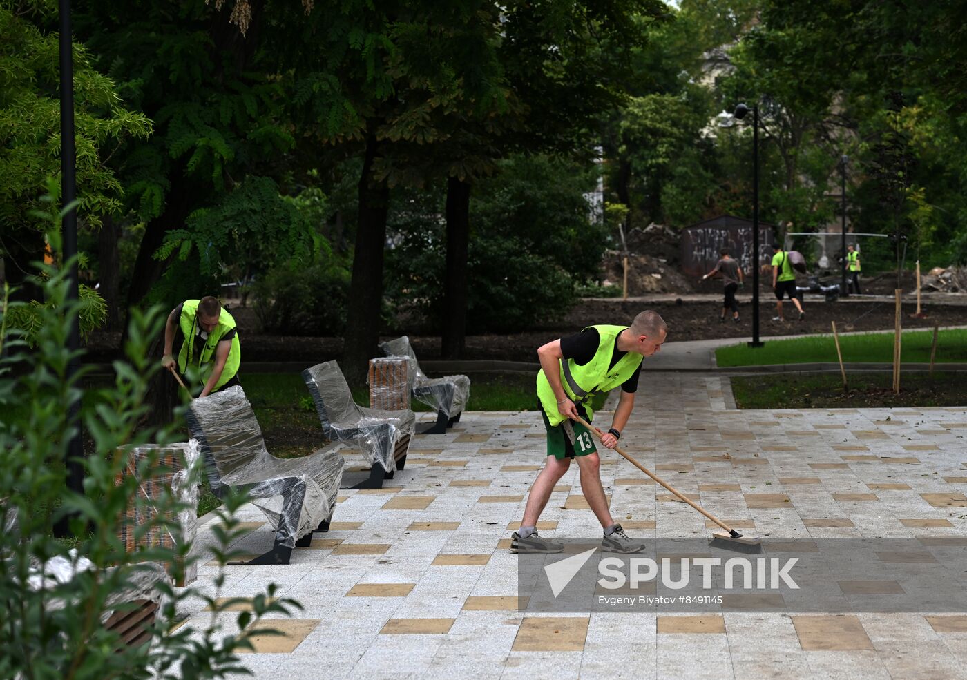 Russia LPR Restoration Works