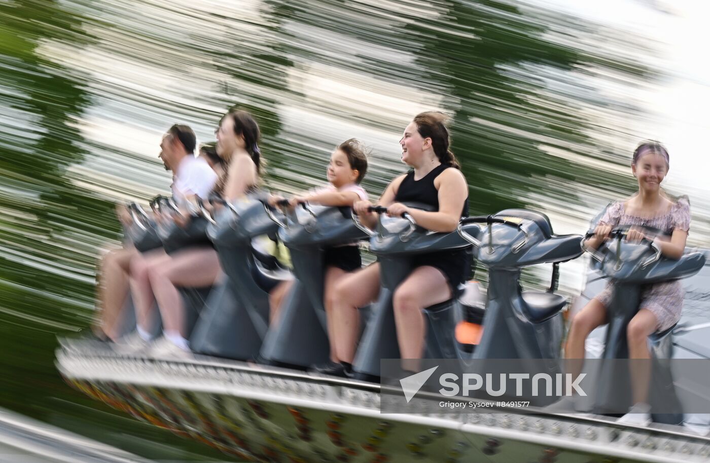 Russia VDNKh Amusement Park