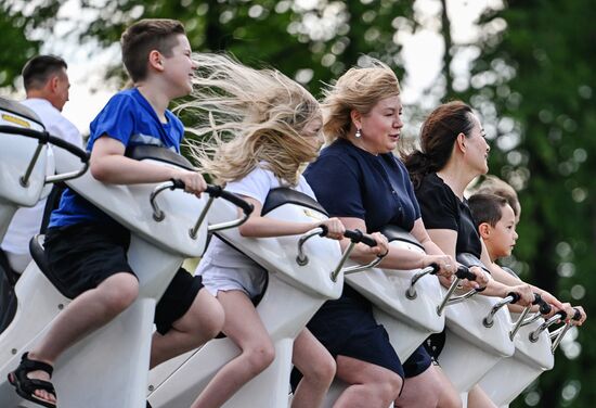 Russia VDNKh Amusement Park