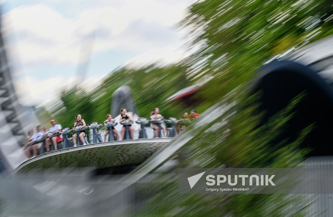 Russia VDNKh Amusement Park