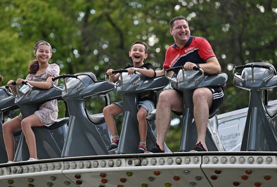 Russia VDNKh Amusement Park