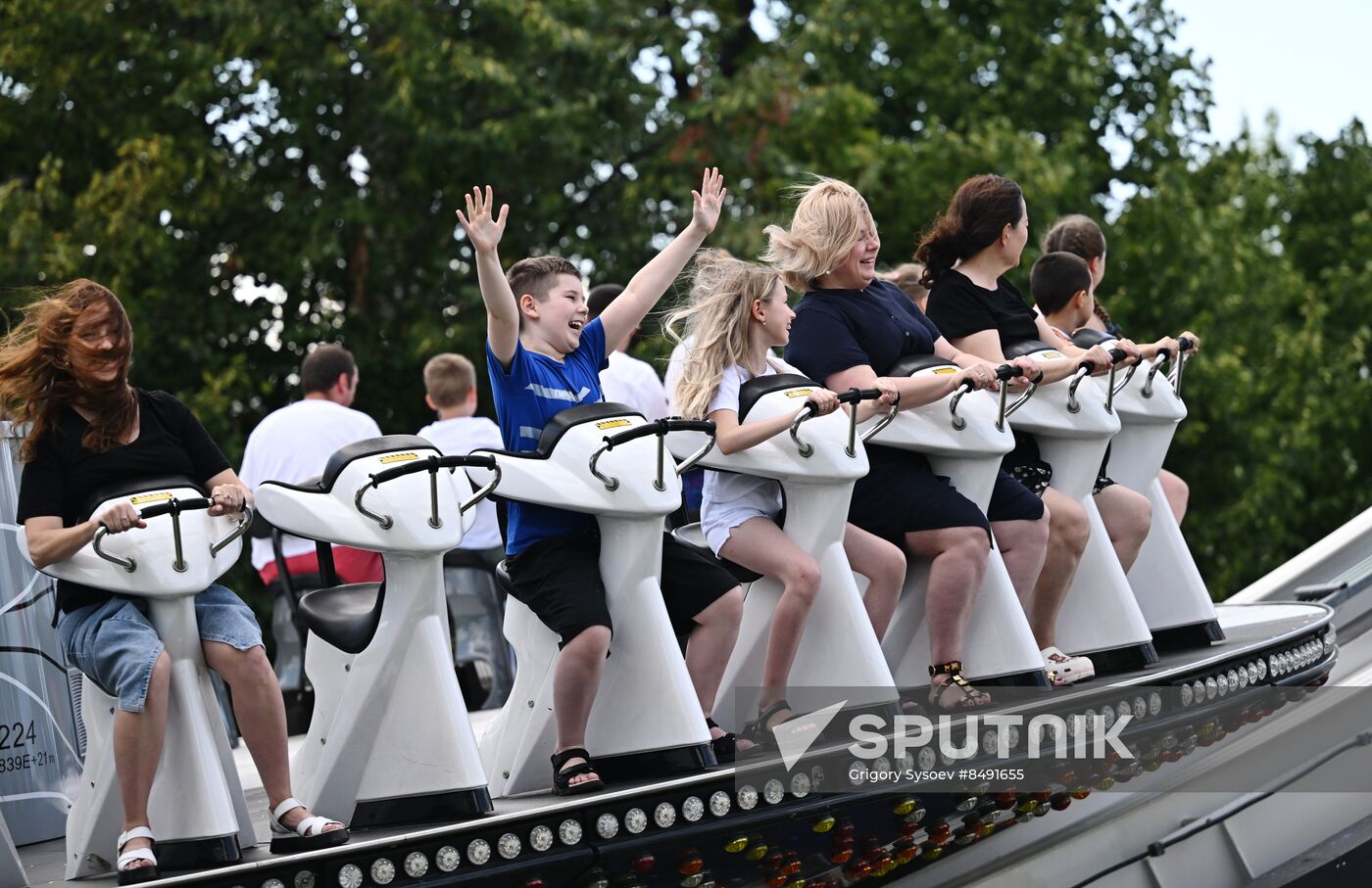 Russia VDNKh Amusement Park