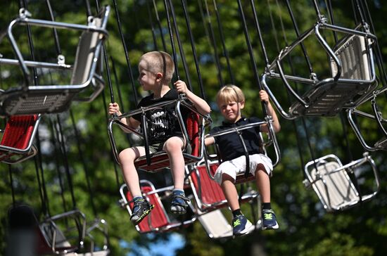 Russia VDNKh Amusement Park