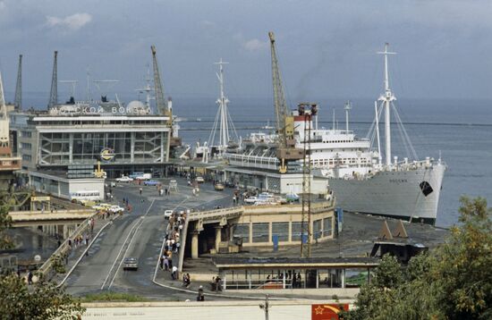 Sea terminal in Odessa