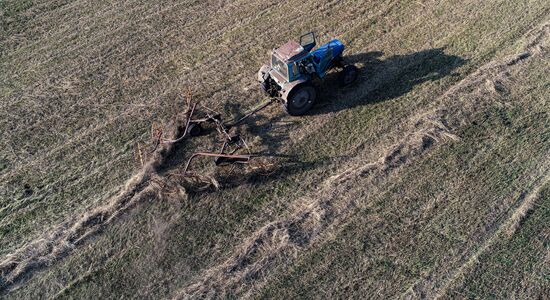 Russia Agriculture Livestock Fodder Harvesting