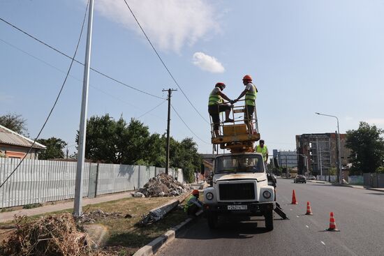 Russia DPR Construction