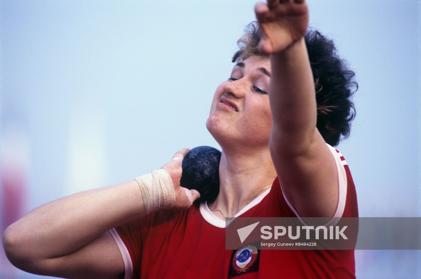 World record holder in shot put Natalya Lisovskaya