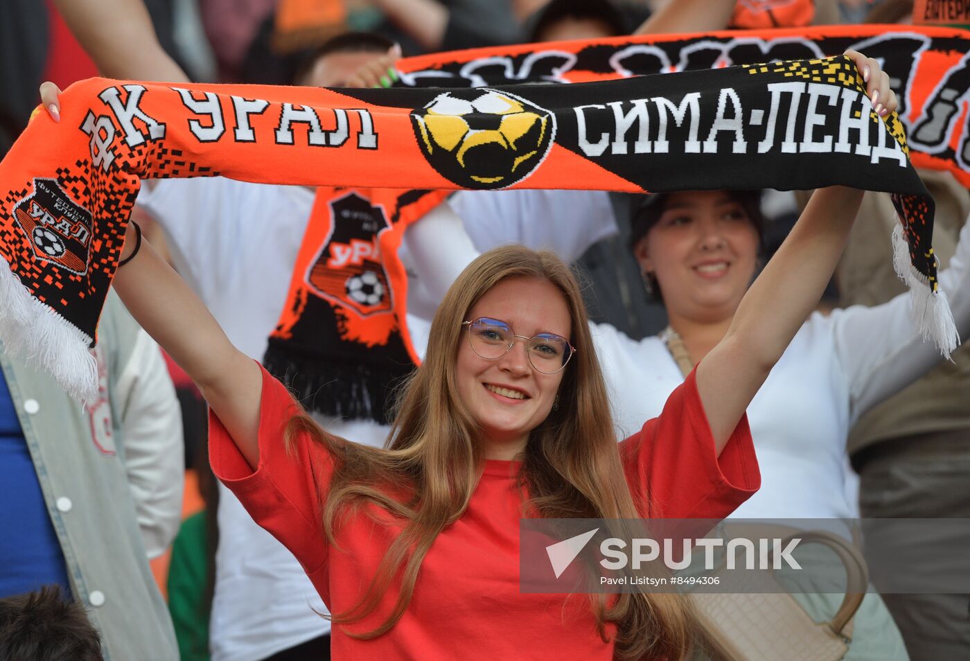 Russia Soccer Premier-League Ural - Spartak