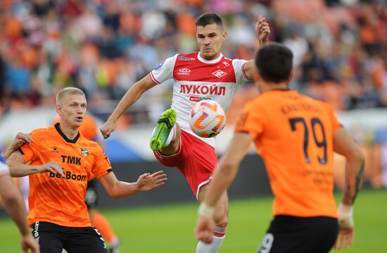 Russia Soccer Premier-League Ural - Spartak