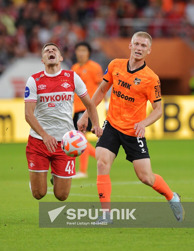 Russia Soccer Premier-League Ural - Spartak