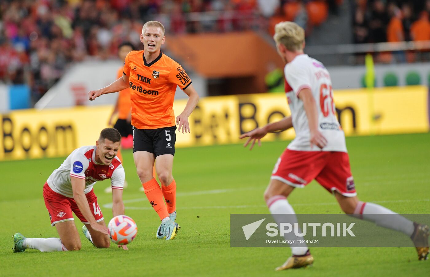 Russia Soccer Premier-League Ural - Spartak