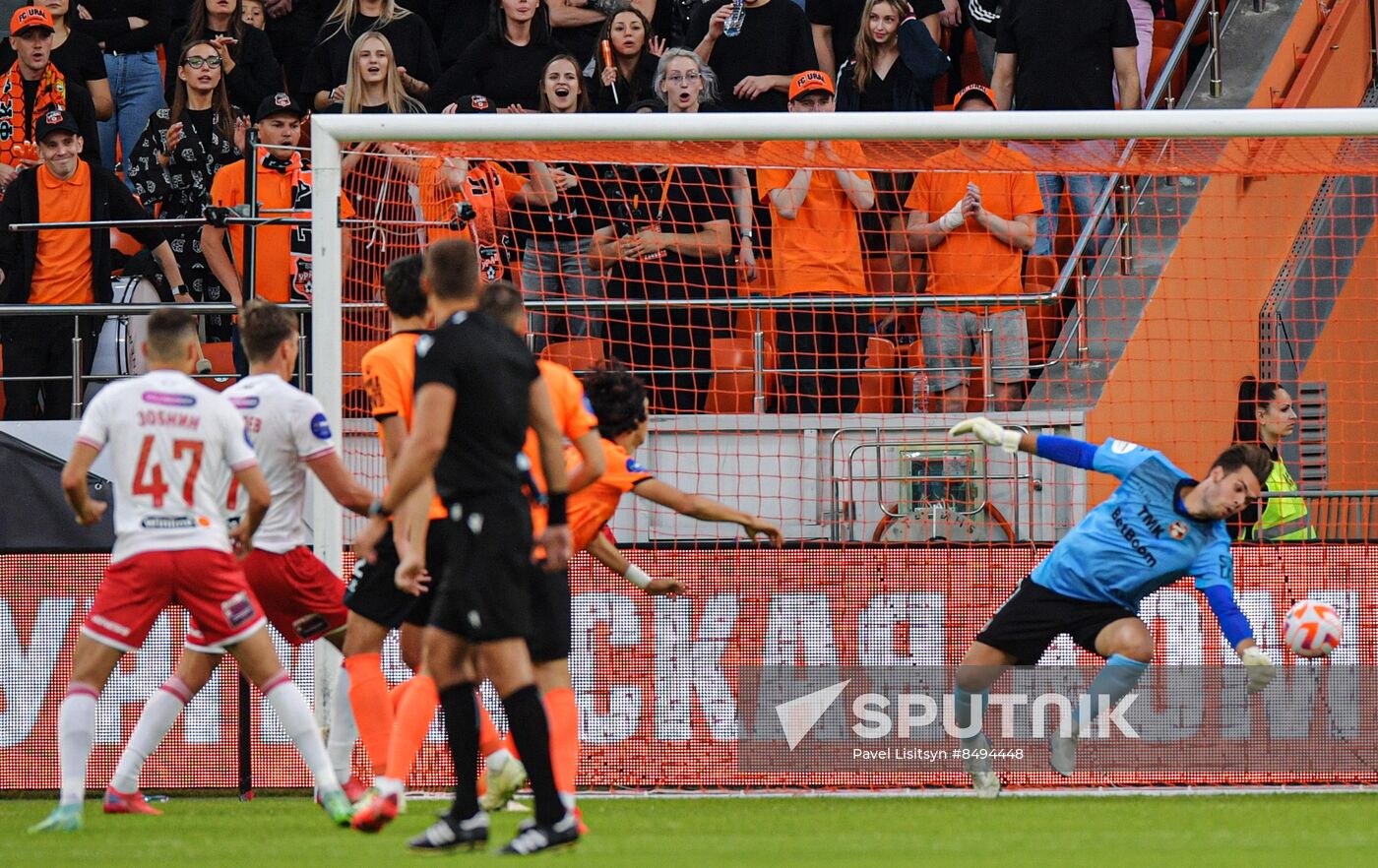 Russia Soccer Premier-League Ural - Spartak