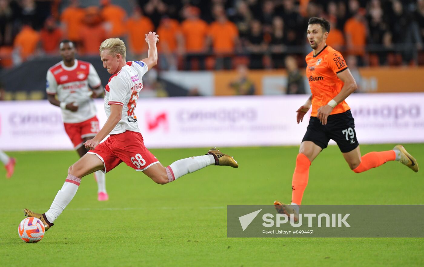 Russia Soccer Premier-League Ural - Spartak