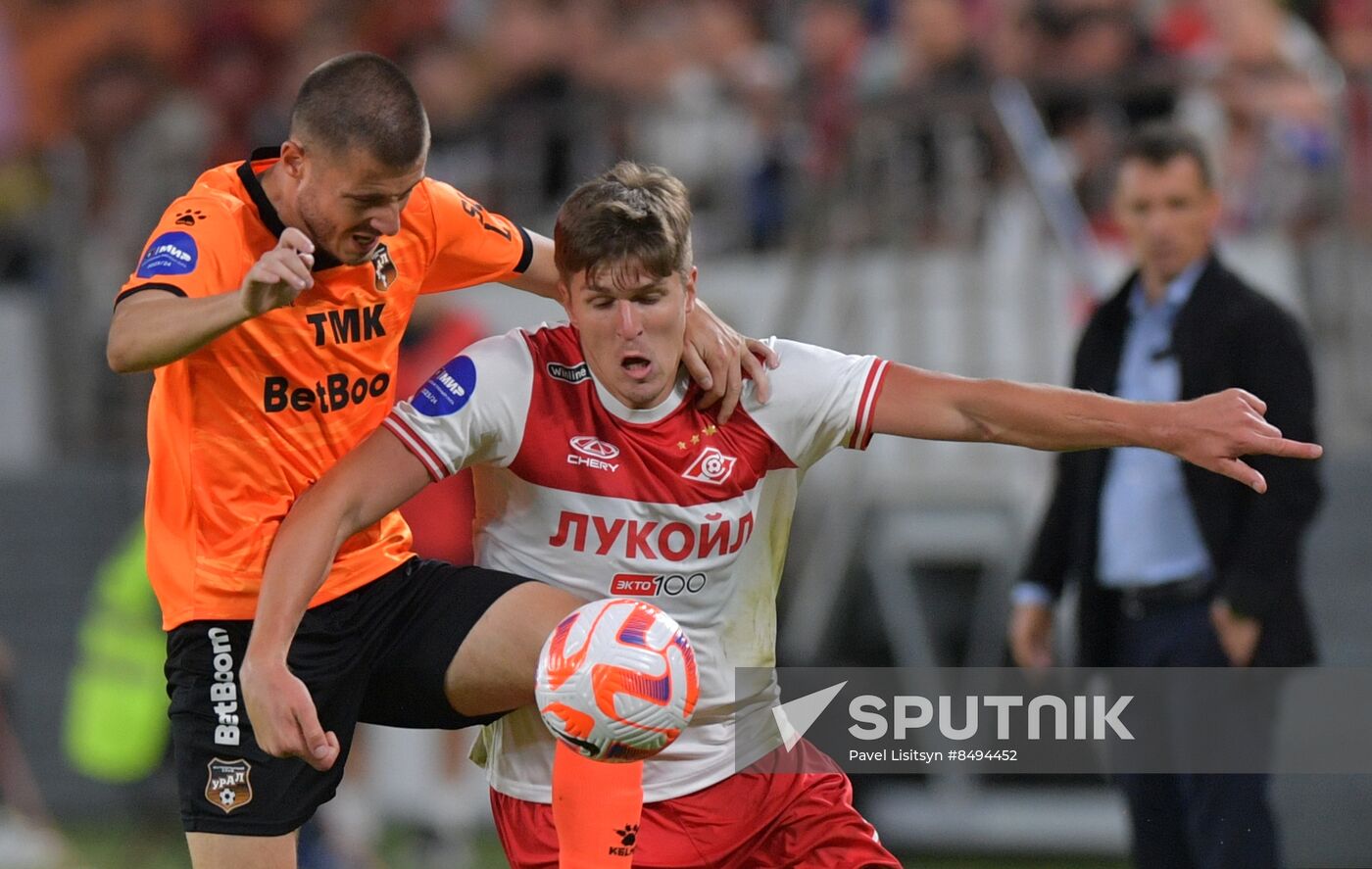 Russia Soccer Premier-League Ural - Spartak