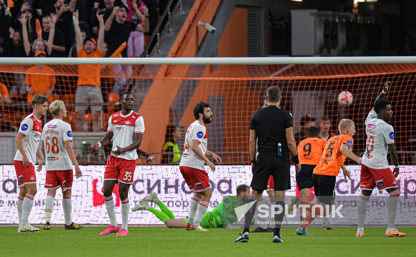 Russia Soccer Premier-League Ural - Spartak