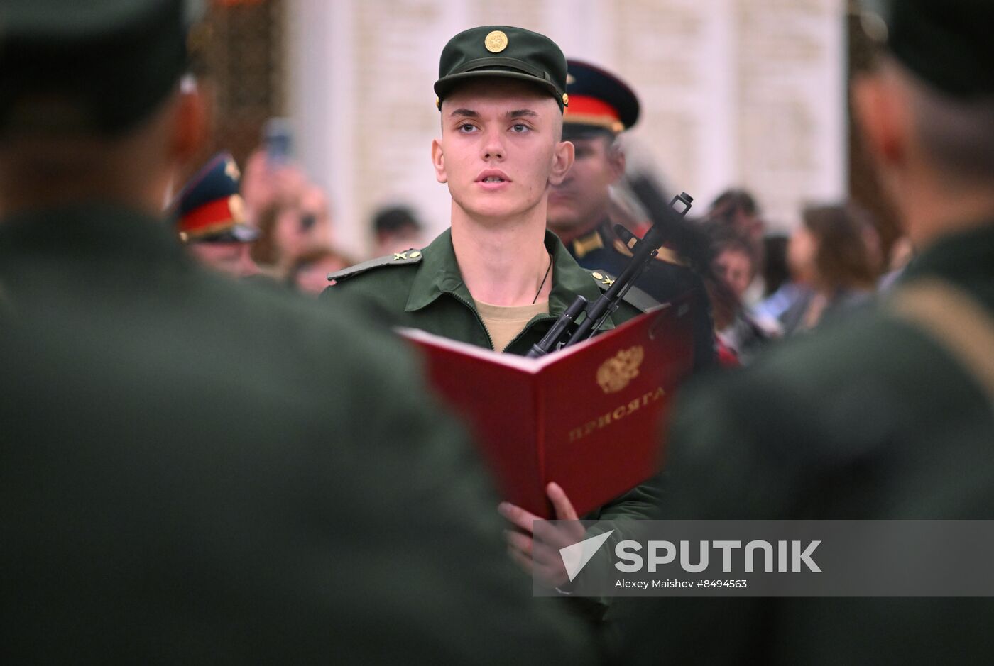 Russia Preobrazhensky Regiment Oath Taking