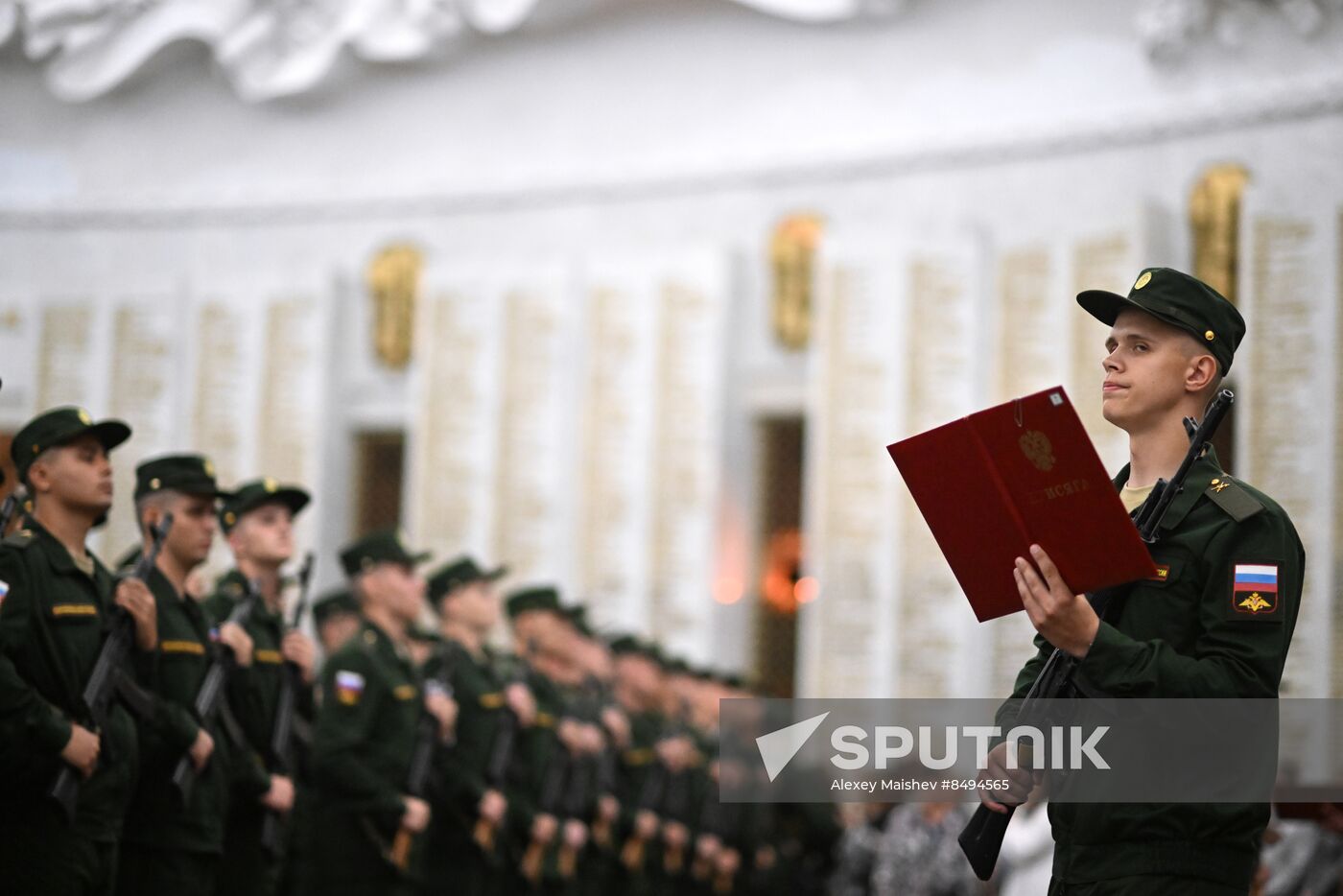 Russia Preobrazhensky Regiment Oath Taking