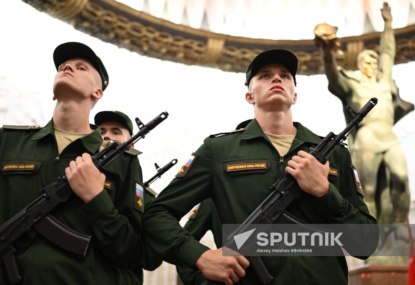 Russia Preobrazhensky Regiment Oath Taking