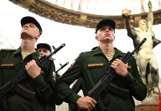 Russia Preobrazhensky Regiment Oath Taking