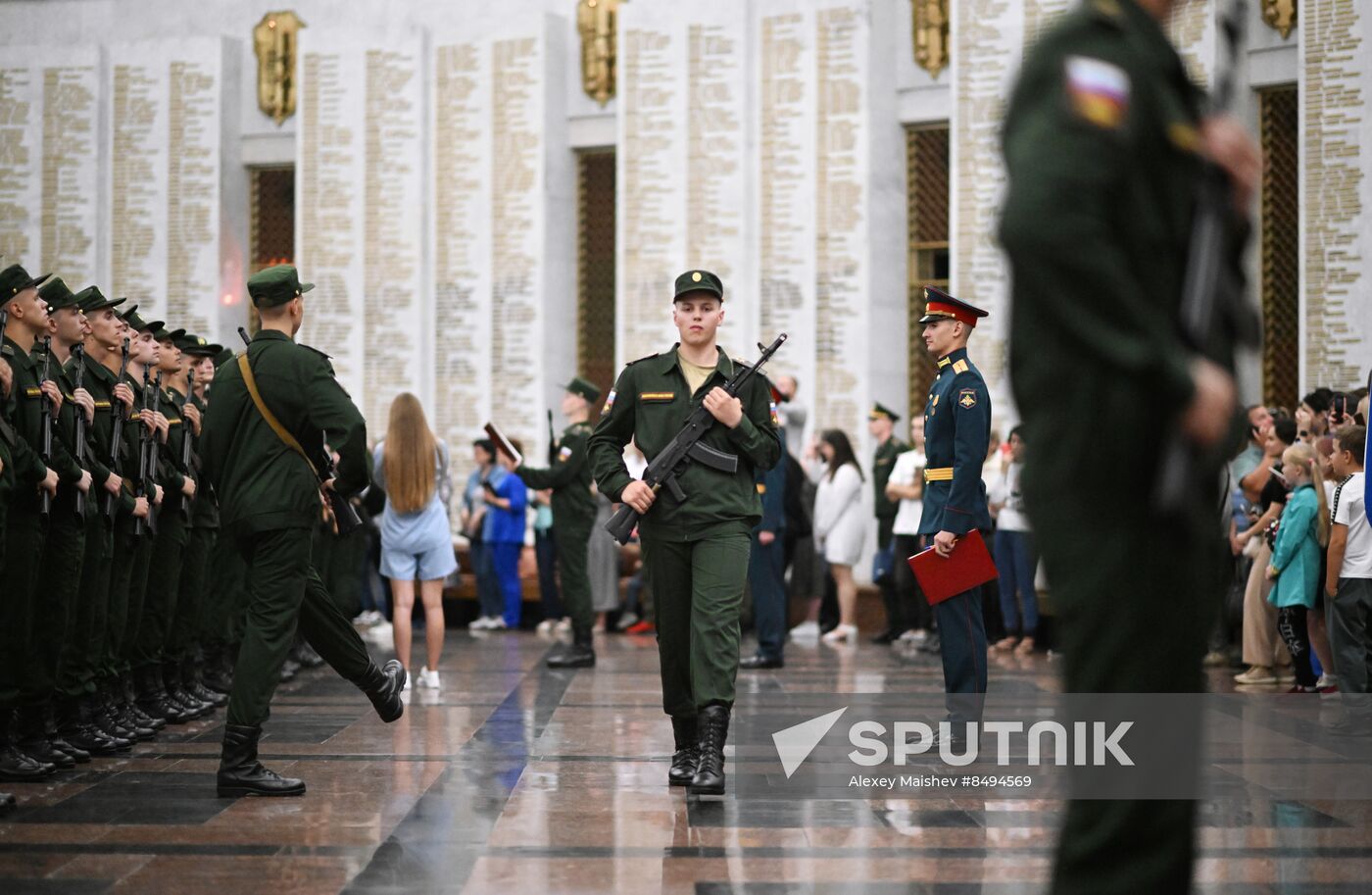 Russia Preobrazhensky Regiment Oath Taking