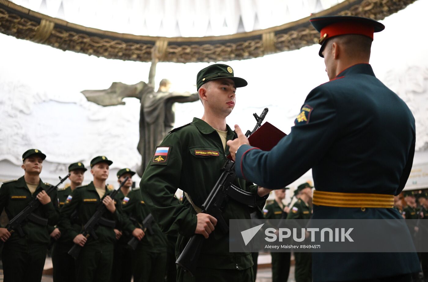 Russia Preobrazhensky Regiment Oath Taking