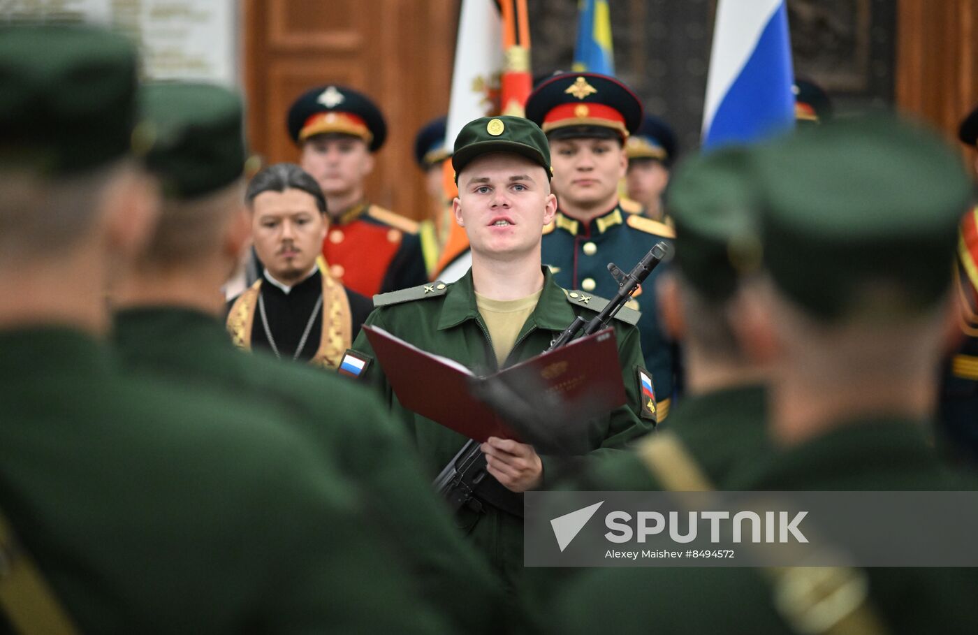 Russia Preobrazhensky Regiment Oath Taking