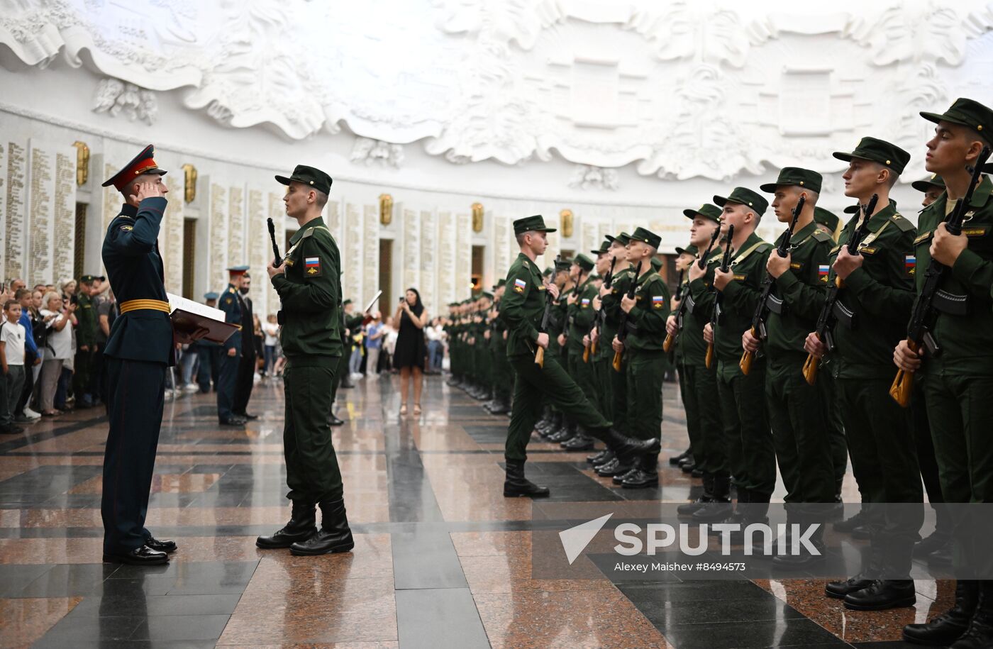 Russia Preobrazhensky Regiment Oath Taking