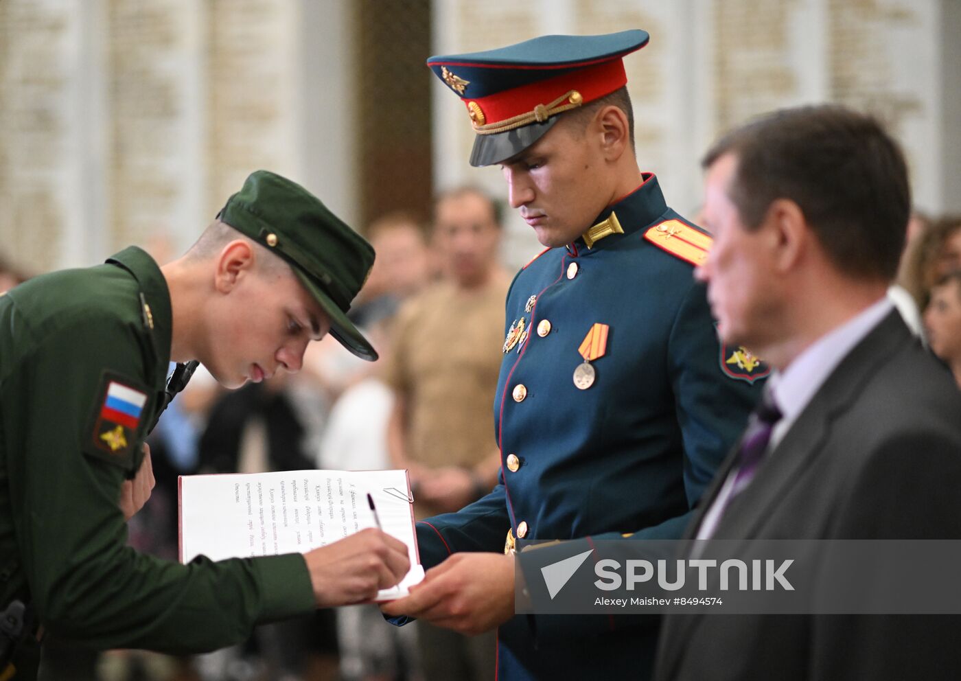 Russia Preobrazhensky Regiment Oath Taking