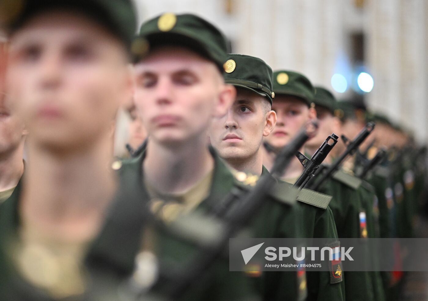 Russia Preobrazhensky Regiment Oath Taking