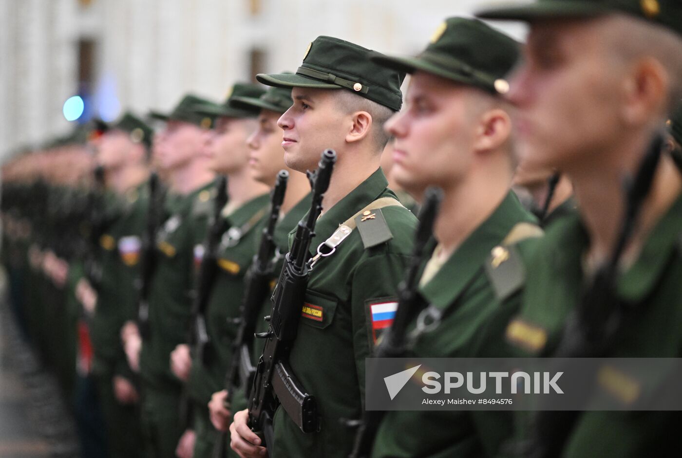 Russia Preobrazhensky Regiment Oath Taking