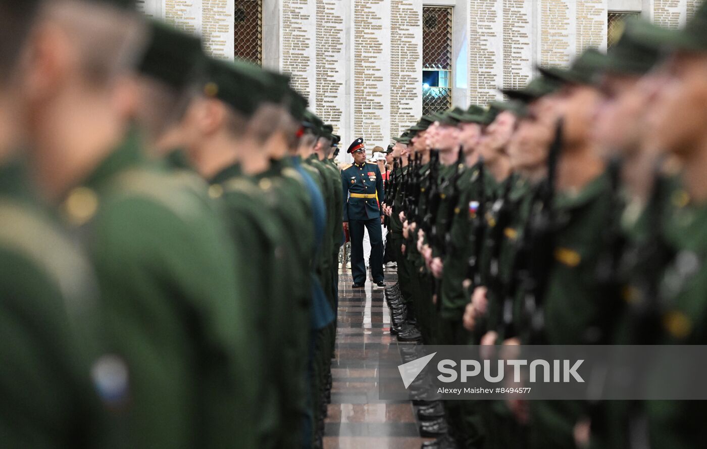 Russia Preobrazhensky Regiment Oath Taking