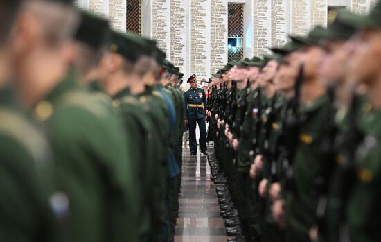 Russia Preobrazhensky Regiment Oath Taking