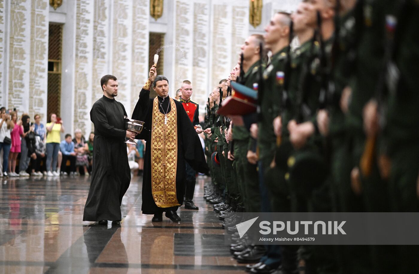 Russia Preobrazhensky Regiment Oath Taking