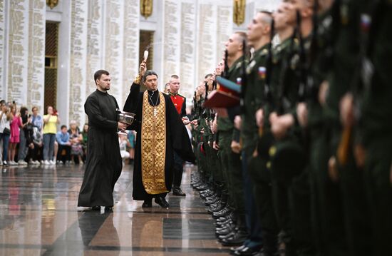 Russia Preobrazhensky Regiment Oath Taking