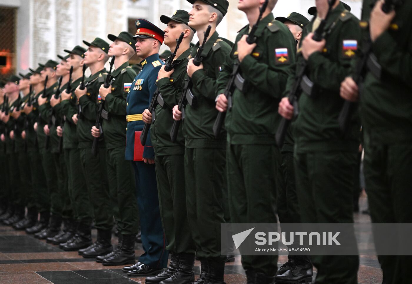 Russia Preobrazhensky Regiment Oath Taking