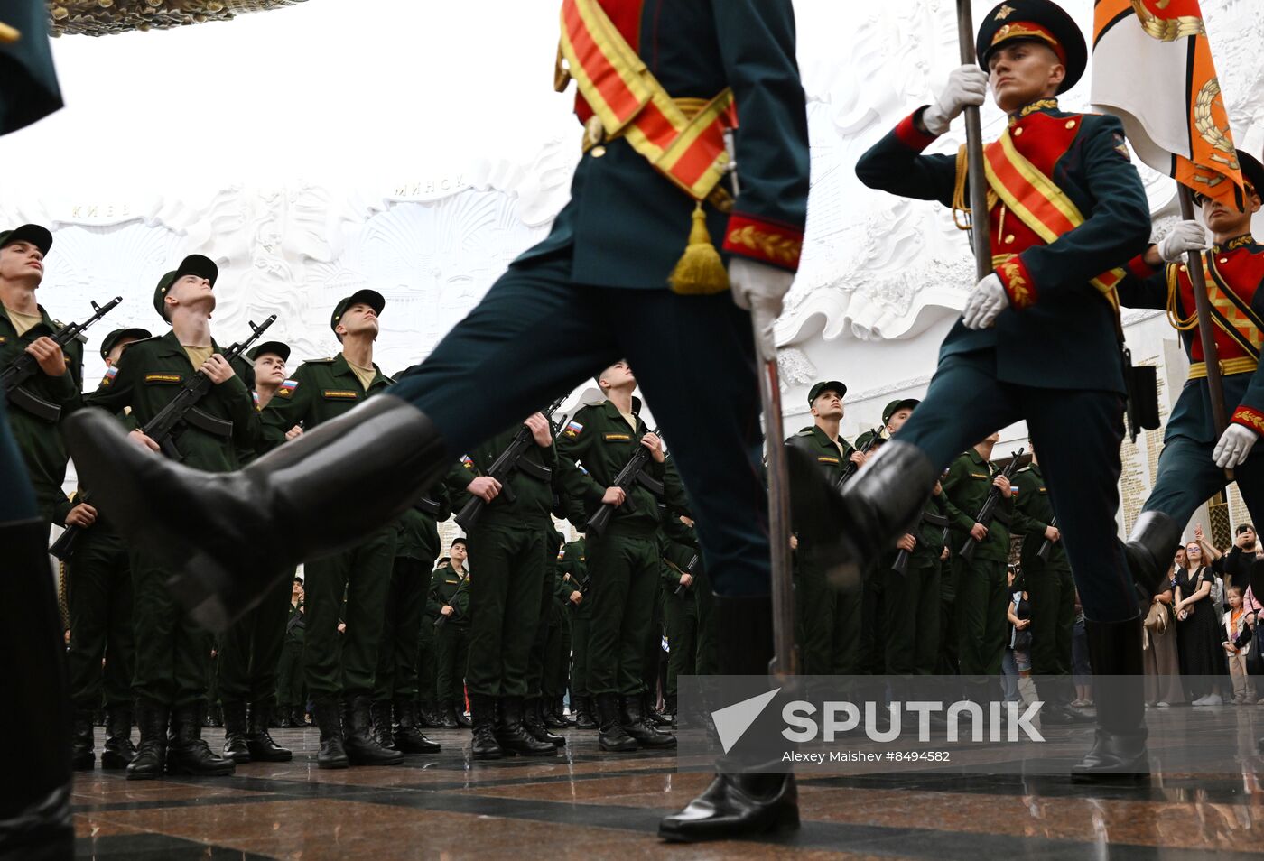 Russia Preobrazhensky Regiment Oath Taking