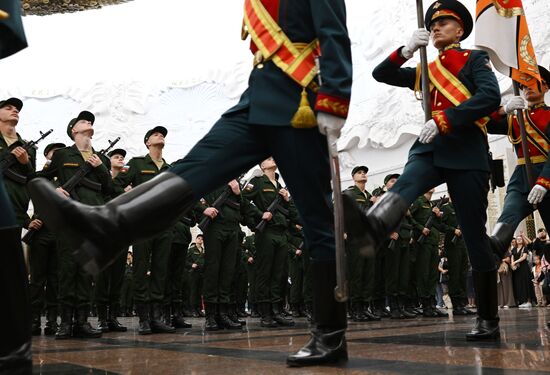 Russia Preobrazhensky Regiment Oath Taking