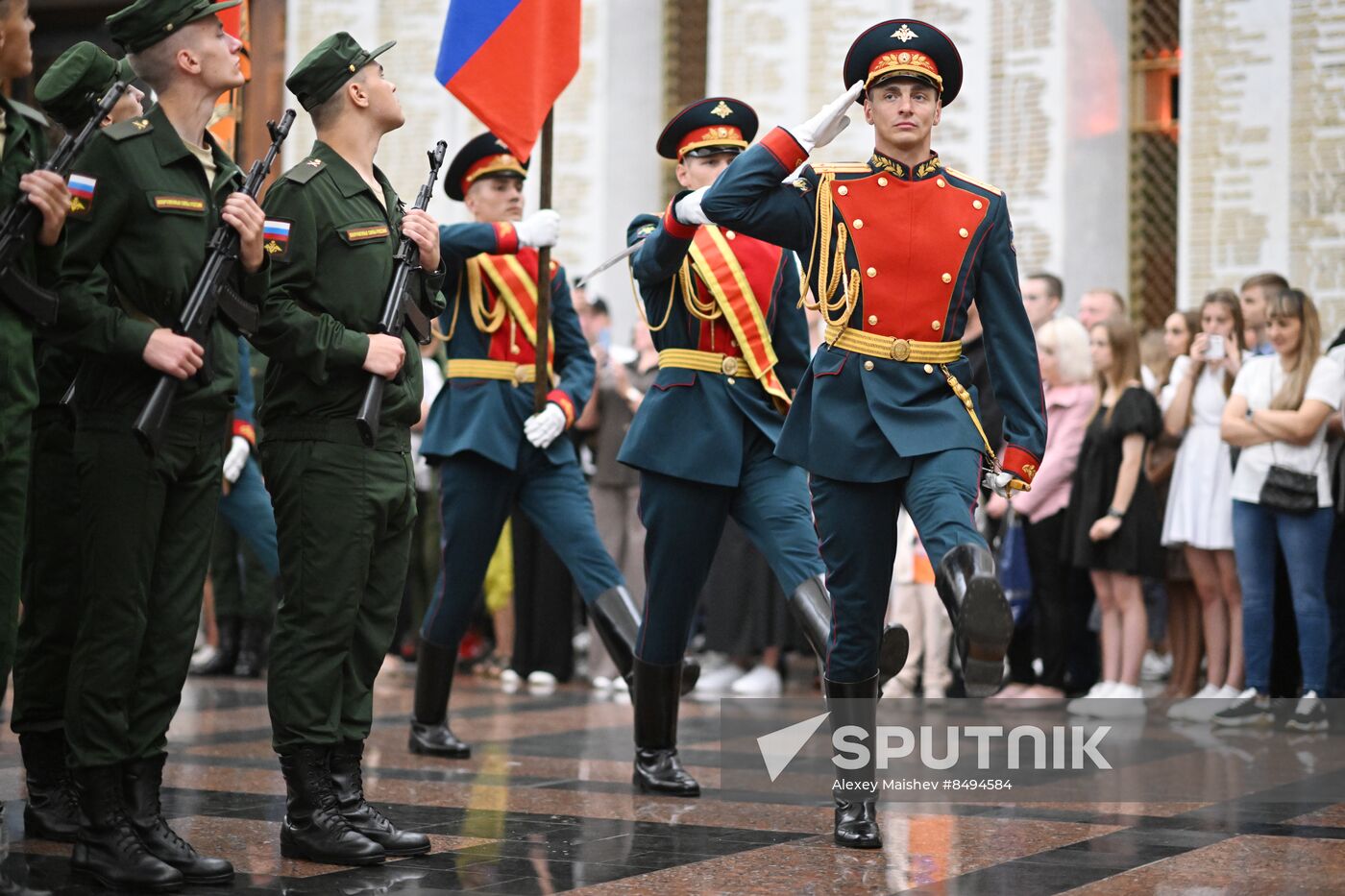 Russia Preobrazhensky Regiment Oath Taking