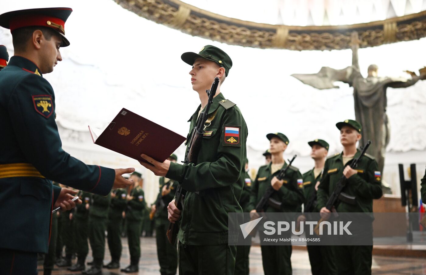 Russia Preobrazhensky Regiment Oath Taking