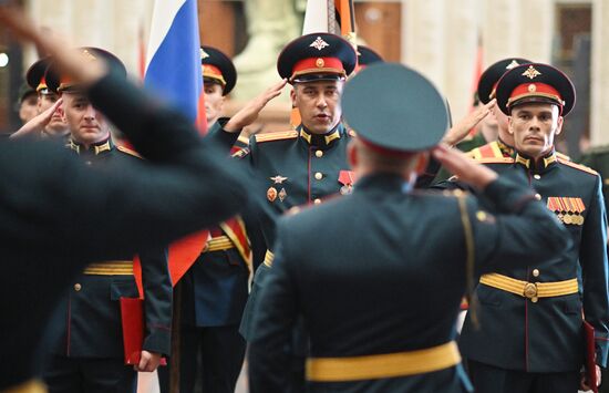 Russia Preobrazhensky Regiment Oath Taking