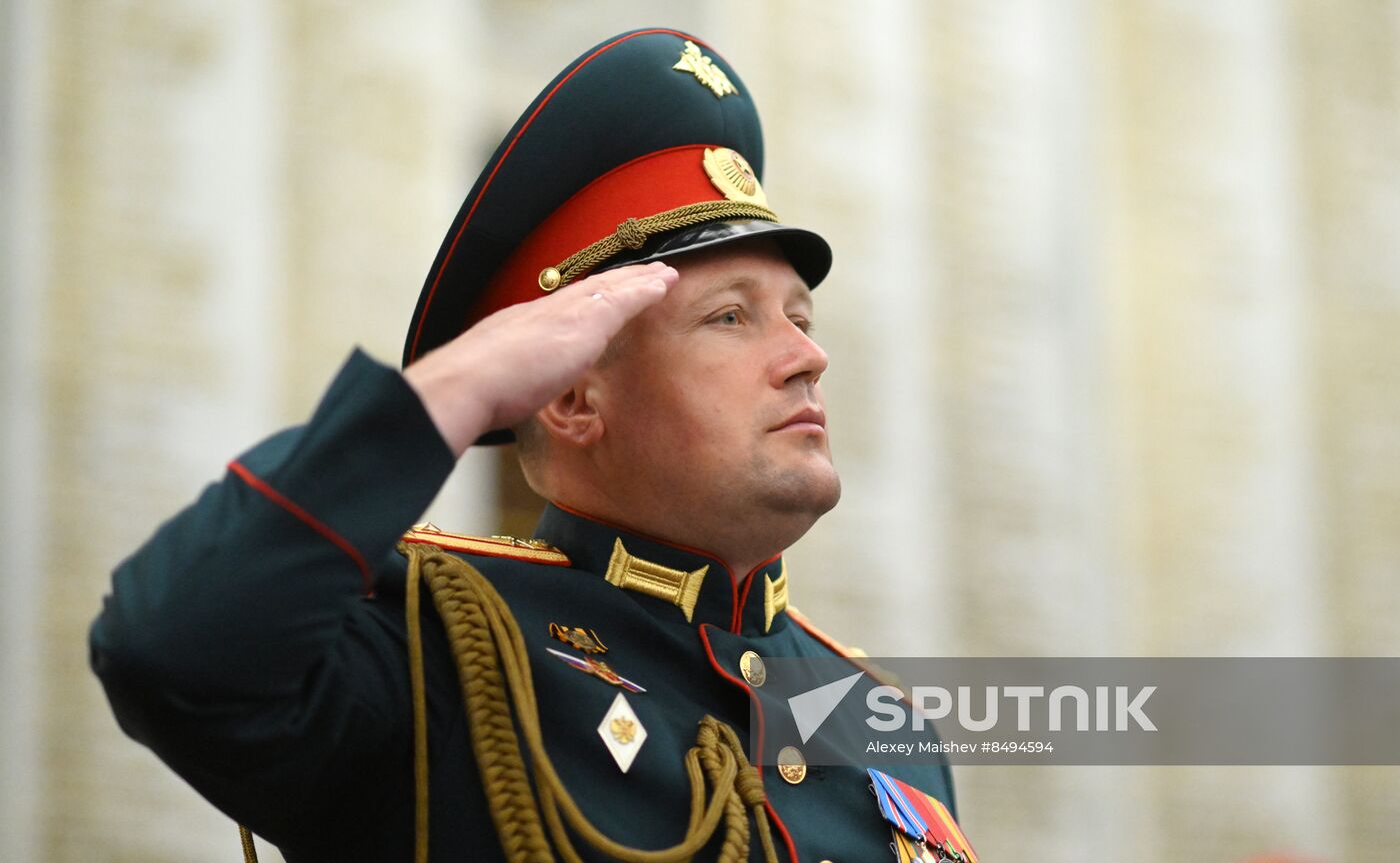 Russia Preobrazhensky Regiment Oath Taking