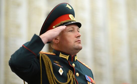 Russia Preobrazhensky Regiment Oath Taking