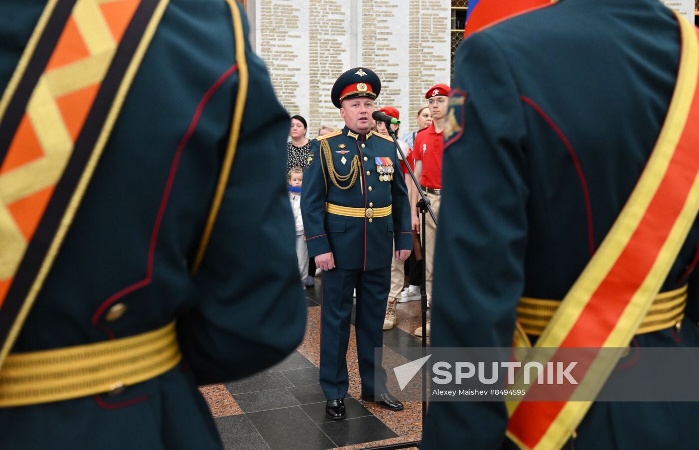 Russia Preobrazhensky Regiment Oath Taking