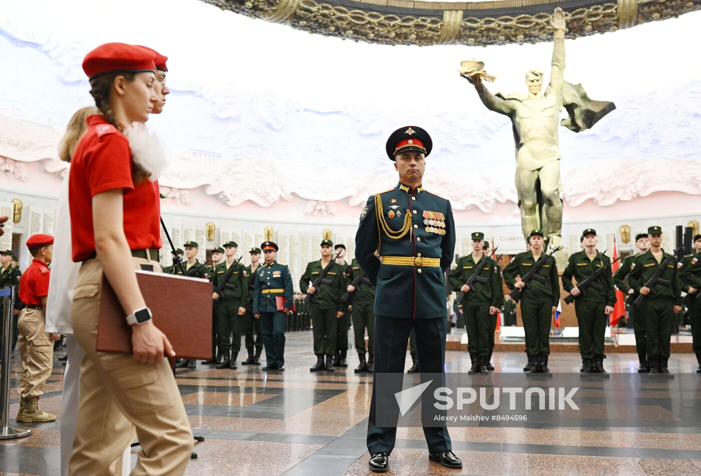 Russia Preobrazhensky Regiment Oath Taking