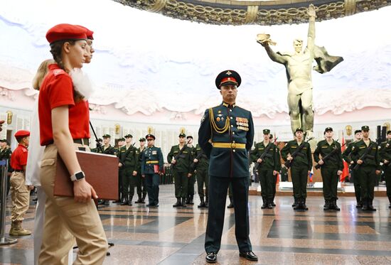 Russia Preobrazhensky Regiment Oath Taking