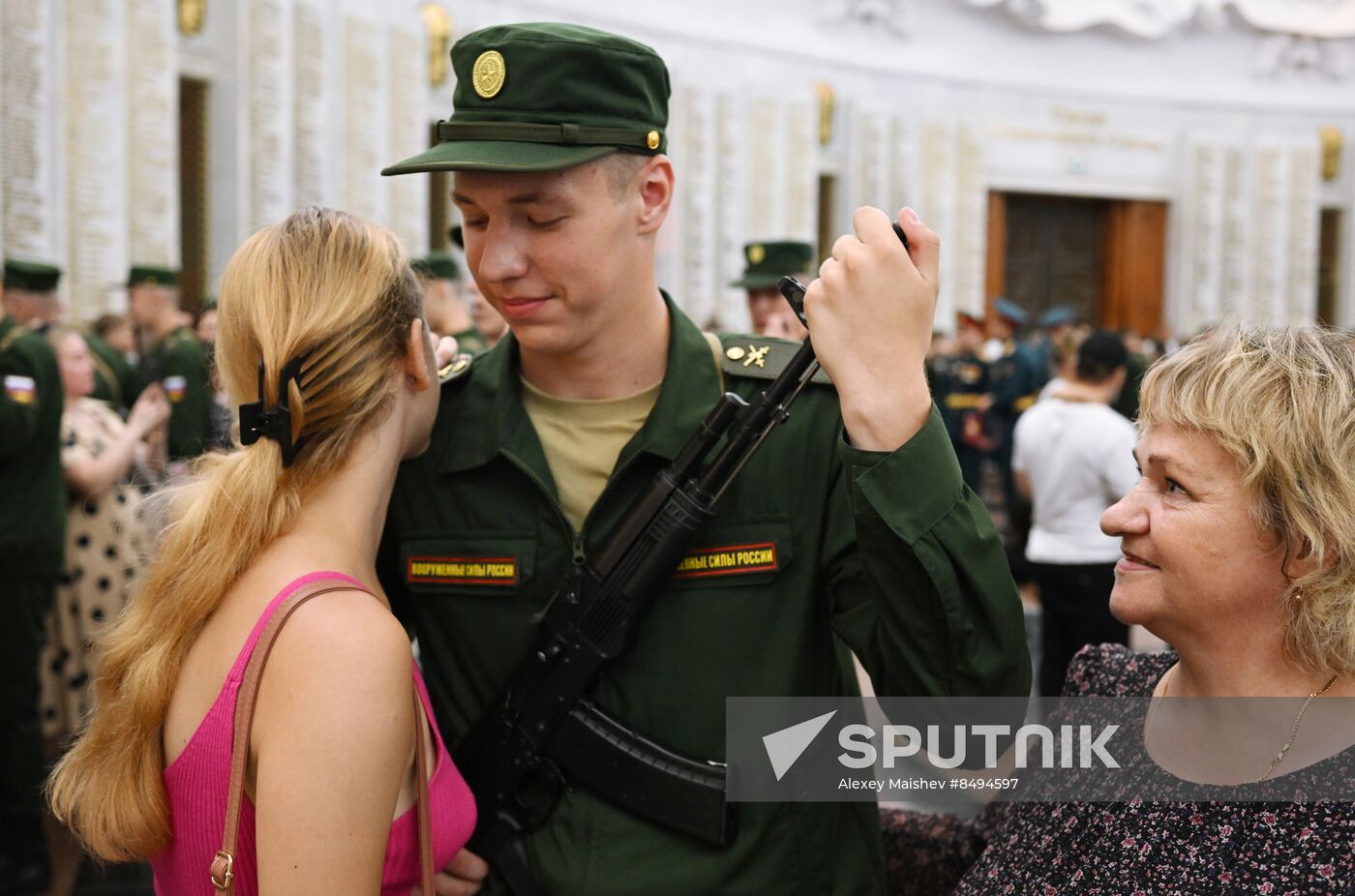 Russia Preobrazhensky Regiment Oath Taking